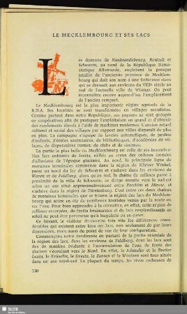 Le Mecklembourg Et Ses Lacs