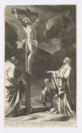 Kreuzigungsgruppe mit dem Evangelisten Johannes, Maria und Maria Magdalena