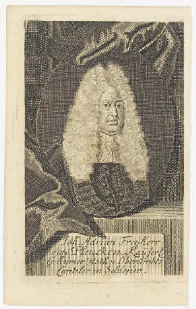 Bildnis des Joh. Adrian von Plencken