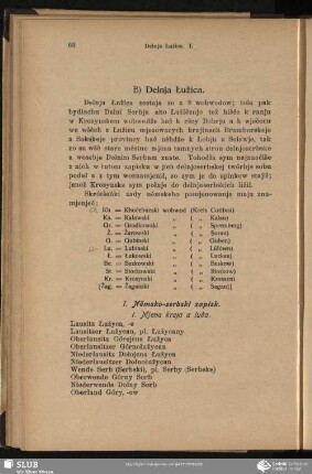 B) Delnja Łužica