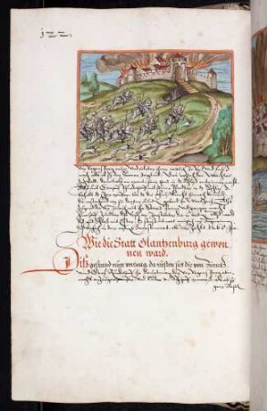 Eroberung der Veste Uetliburg