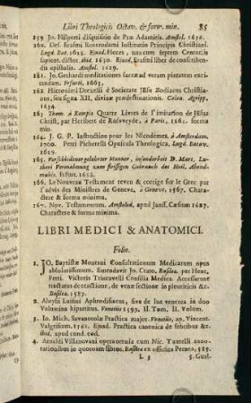 85-133, Libri Medici & Anatomici.