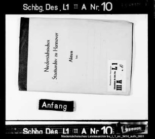 Lehnsakte Clausing Enthält: u. a.: Kötnerstätte zu Kleinenwieden