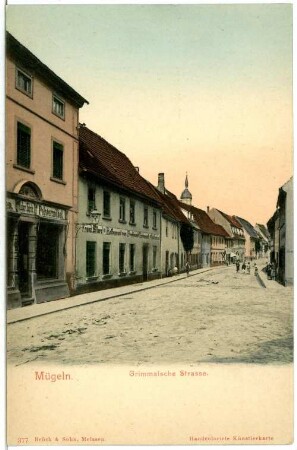 Mügeln. Grimmaische Straße
