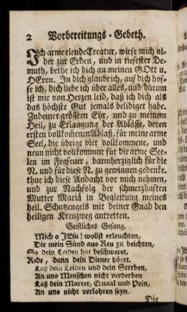 2, Vorbereitungs-Gebeth