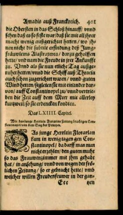 Das LXIIII. Capitel.