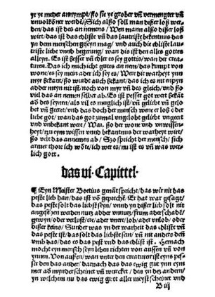 das vi. Capittel