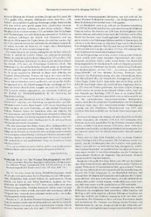 681-683 [Rezension] Bundschuh, Benno von, Das Wormser Religionsgespräch von 1557