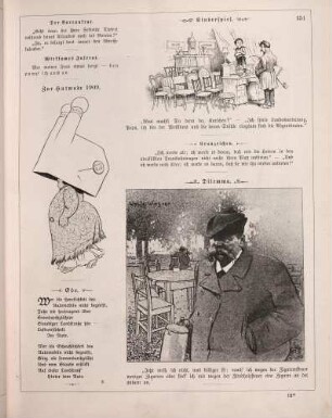 "Zur Hutmode 1909" "Kinderspiel" "Dilemma"