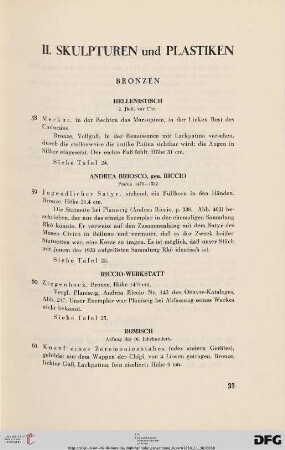 Skulpturen und Plastiken (Nr. 58-111)