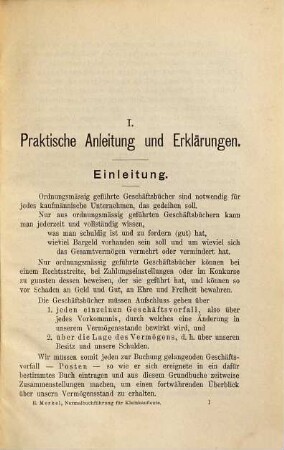 Normalbuchführung für Kaufleute, Geschäfts- und Privatleute zum Selbststudium und zum Gebrauche in Handelsschulen
