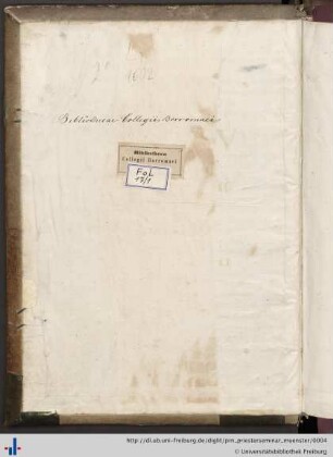 Exlibris (Aus: UB Freiburg, PO 2.2018/9).