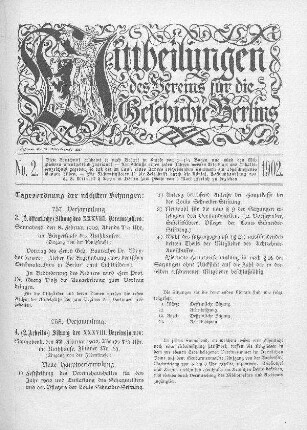 Tagesordnung der nächsten Sitzungen