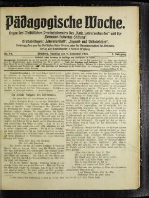 ¬Die¬ soziale Aufgabe des Lehrstandes