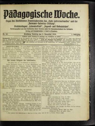 ¬Die¬ soziale Aufgabe des Lehrstandes