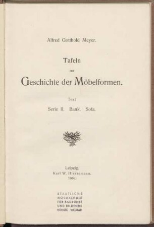 Ser. 2, Text: Bank, Sofa