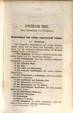 Die Lehre von den Erzlagerstätten, 2