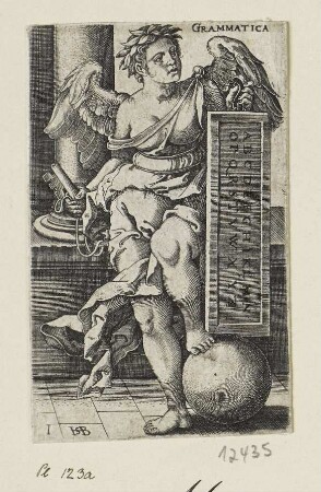 Grammatica, Blatt 1 der Folge "Sieben freie Künste"