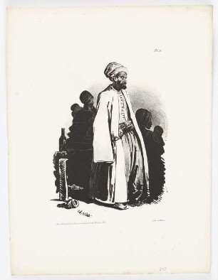 Türke, Blatt 11 der Folge "Skizzen und Pochaden"