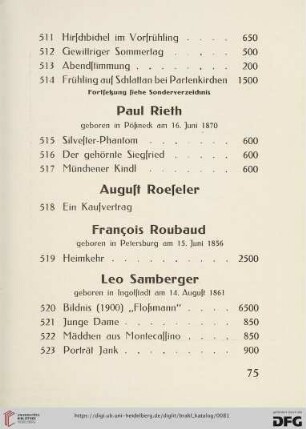Paul Rieth (Nr.515-517)