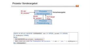Datenbankprogrammierung - Gespeicherte Prozeduren (Teil 2)