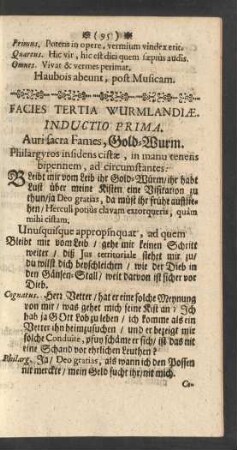 Facies Tertia Wurmlandiae.