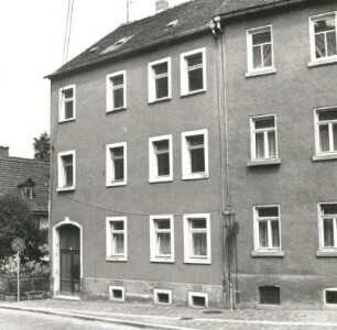 Colditz, Schulstraße 9. Wohnhaus (1797 begonnen). Straßenansicht