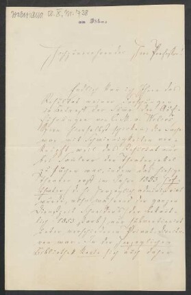 Brief an Friedrich Wilhelm Jähns : 24.10.1878
