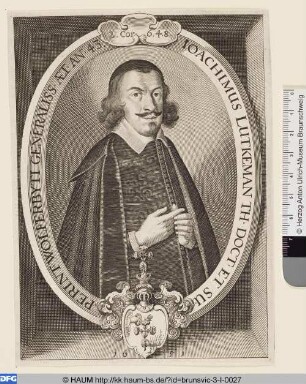 Joachim Lütkemann, Theologe