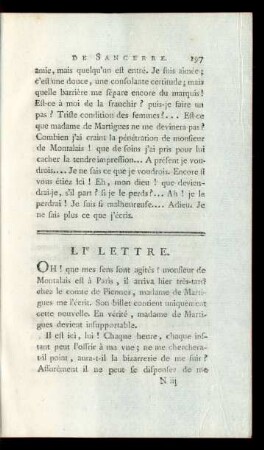 LIe Lettre.