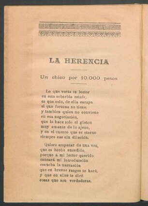 La herencia : Un chico por 10.000 pesos