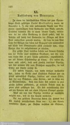 Auffindung von Bracteaten
