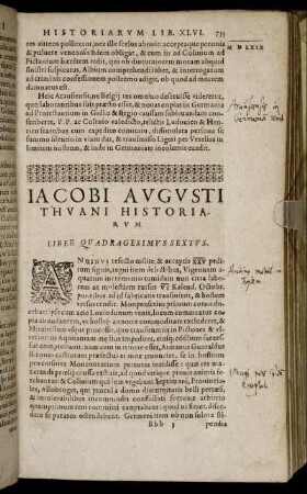 Liber Quadragesimus Sextus.