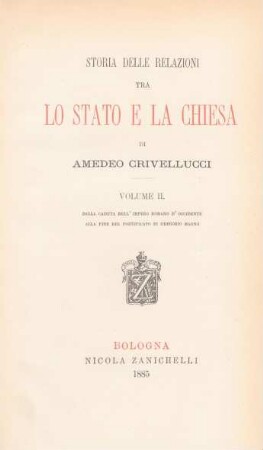Vol. 2: Dalla caduta dell'Impero romano d'Occidente alla fine del pontificato di Gregorio Magno