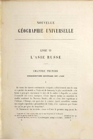 Nouvelle géographie universelle : la terre et les hommes, 6. L' Asie Russe