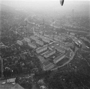 Neubaugebiet in Jena-Wenigenjena : Blickrichtung Südwesten
