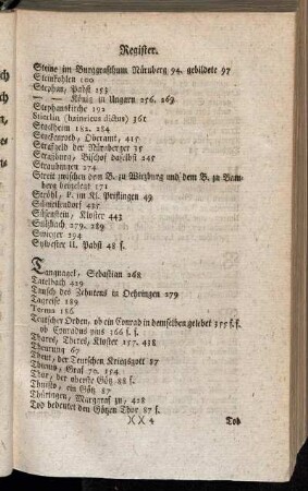 [II. Register der vorkommenden Sachen, Personen und Orte.]