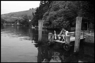 Ligerz: Angler am Bieler See