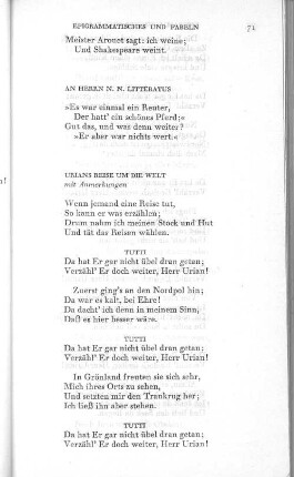 Urians Reise um die Welt