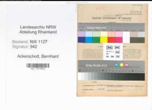Entnazifizierung Bernhard Ackerschott , geb. 01.10.1904 (Landwirt)
