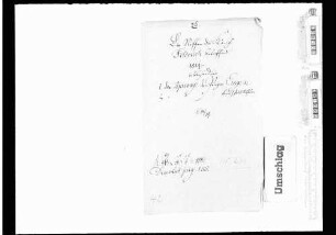 Festsetzung der Apanagen der Prinzen Eugen und Friedrich Paul Wilhelm von Württemberg