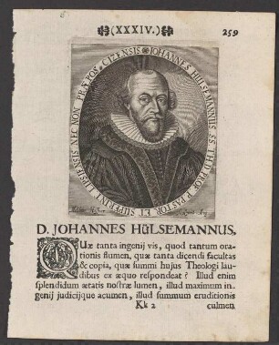 Porträt Johann Hülsemann (1602-1661)