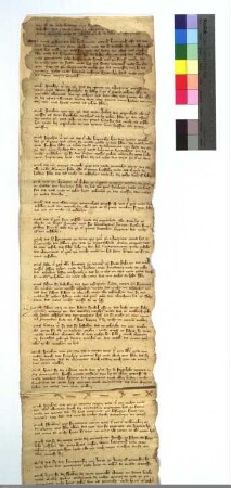 'Schuldunge und Ansprache' der Stadt Marburg an dem Deutschen Orden daselbst.