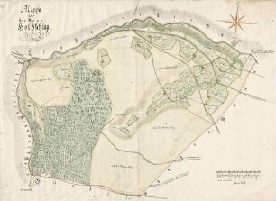 Mappa über den Bann Holzschlag
