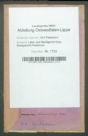 Erblasser: Poetting, Johann: