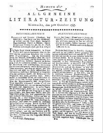 Walther, G.: Versuch über die älteste Geschichte Helvetiens. Bern: Fischer 1787