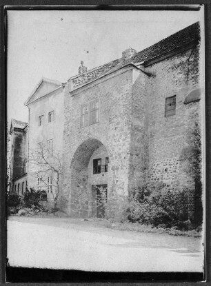Eingang zum Schloß in Ziesar