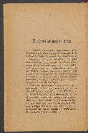 El último Alcalde de Arica