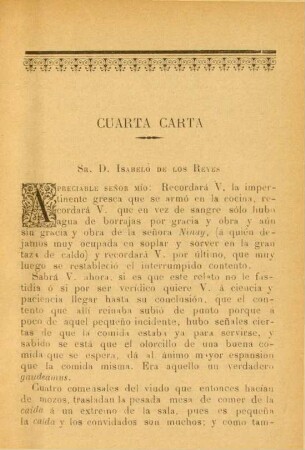 Cuarta carta