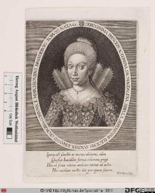 Bildnis Magdalena Sibylla d. Ä., Kurfürstin von Sachsen, geb. Herzogin von Preußen